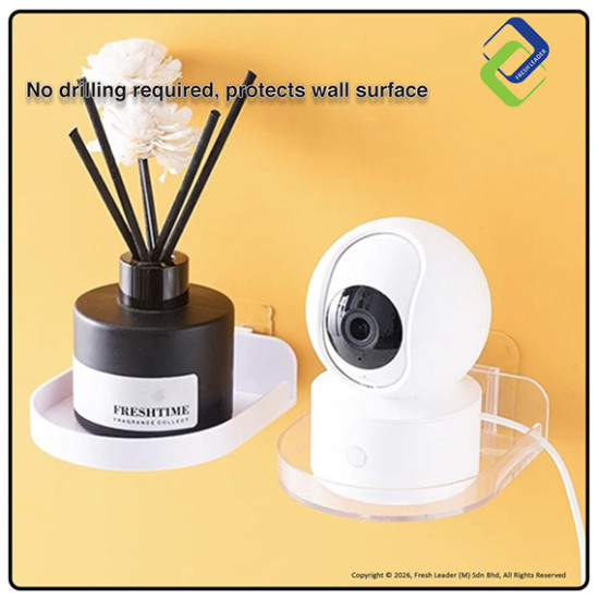 Easy Install No-Drill Security Camera Wall Bracket – Universal Holder for CCTV Cameras