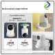 Easy Install No-Drill Security Camera Wall Bracket – Universal Holder for CCTV Cameras