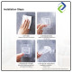 Easy Install No-Drill Security Camera Wall Bracket – Universal Holder for CCTV Cameras