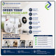 Security Camera Wall Mount Bracket – 3M Adhesive & Screw