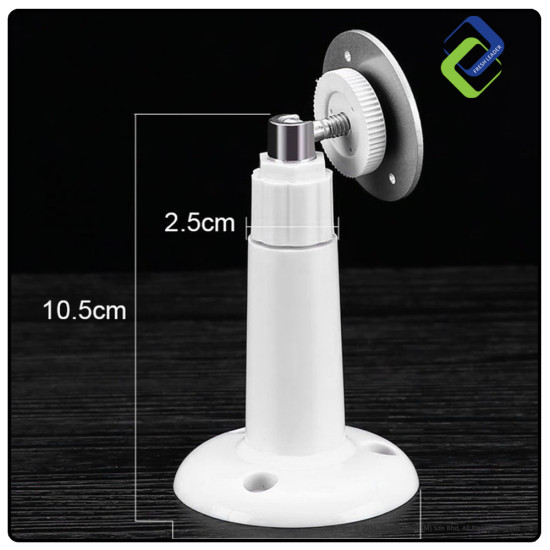 Universal ABS Wall Mount Bracket with Metal Base for Indoor IP Cameras Universal ABS Wall Mount Bracket with Metal Base for Indoor IP Cameras