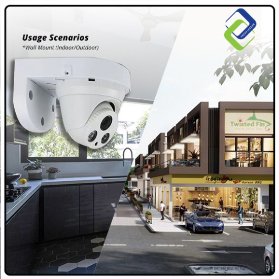 Heavy Duty CCTV Dome Camera Bracket – 100x135x160mm ABS Wall Mount Accessory Heavy Duty CCTV Dome Camera Bracket – 100x135x160mm ABS Wall Mount Accessory