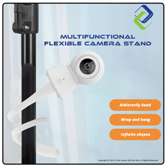 Flexible Camera Mount – Universal Wrap-Around Tripod Stand, No Drilling or Adhesive Needed