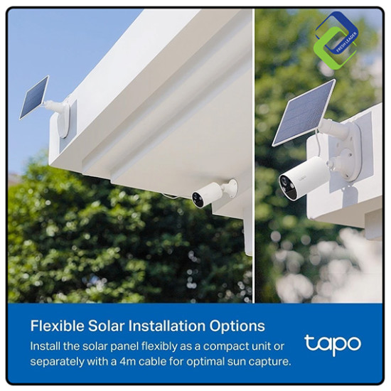 Solar Security Camera TP-Link Tapo C410 2K 3MP – Wireless Outdoor CCTV Kit