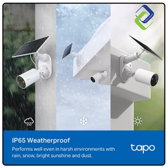 Solar Security Camera TP-Link Tapo C410 2K 3MP – Wireless Outdoor CCTV Kit