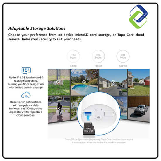 Solar Security Camera TP-Link Tapo C410 2K 3MP – Wireless Outdoor CCTV Kit