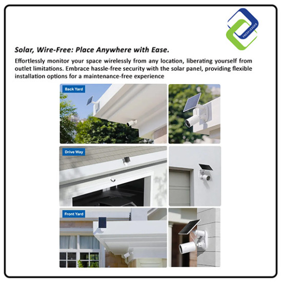 Solar Security Camera TP-Link Tapo C410 2K 3MP – Wireless Outdoor CCTV Kit