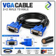VGA Cable 3+2 Male to Male 1.5M – Reliable Video Transmission Cable