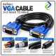 VGA Cable 3+2 Male to Male 1.5M – Reliable Video Transmission Cable