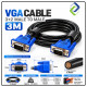 VGA Cable 3+2 Male to Male 3M – Reliable Video Cable