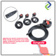 UK 2-Pin C7 Power Cord 1.5m | Figure-8 Cable for TV & Monitor