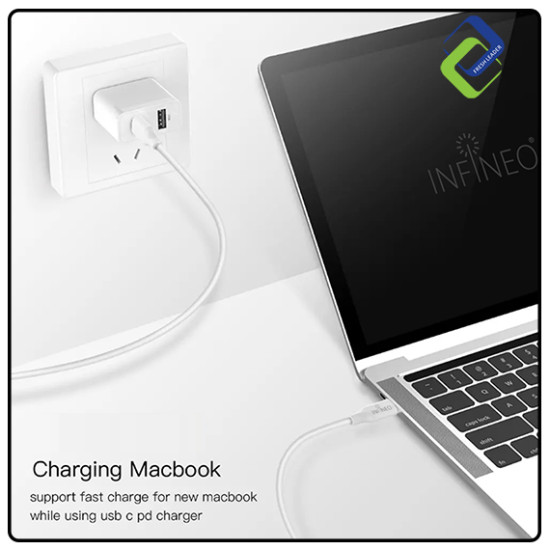 Infineo Type C to USB 3.0 Sync Data & Charging Cable: Fast Charging and Data Transfer