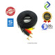 Mini Jack Male 3.5mm to RCA 3 IN 1 AUX Cable -5Meter Mini Jack Male 3.5mm to RCA 3 IN 1 AUX Cable -5Meter