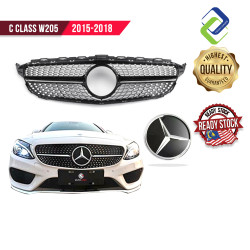 Mercedes C Class Diamond Gril 