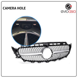 E Class W213 Diamond Grille with Camera Hole 