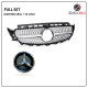 E Class W213 Diamond Grille with Camera Hole 