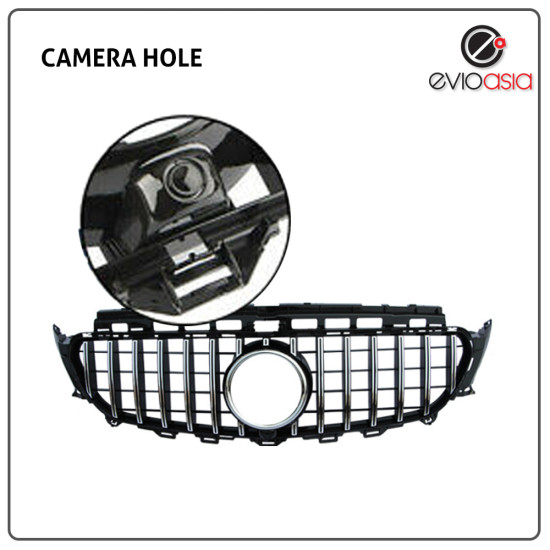 E Class W213 GT Grille with Camera Hole 