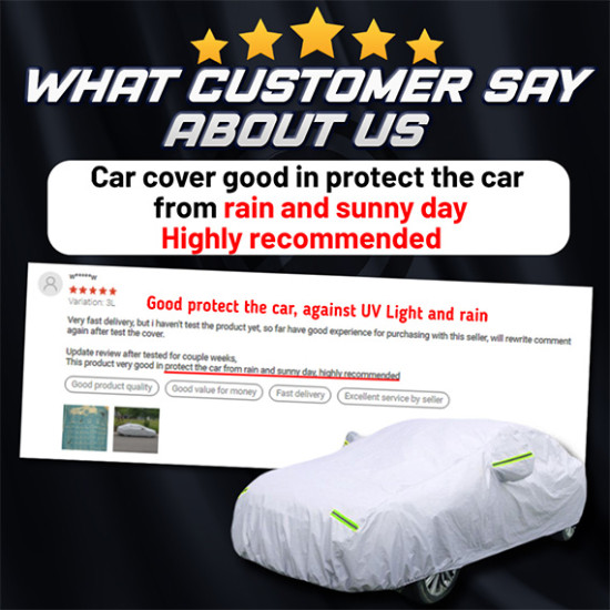 EvioAsia CCHS Aluminum Car Cover – UV & Rain Protection, Side Zipper, All-Weather Outdoor Use