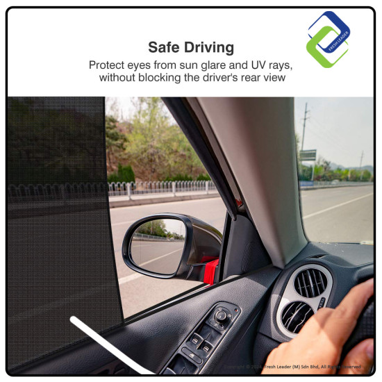 Big Car Window Sun Shade Mesh Cover (2pcs) - UV Protection for Your Vehicle Big Car Window Sun Shade Mesh Cover (2pcs) - UV Protection for Your Vehicle