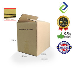 Small Cardboard Shipping Box (25*19.5*24cm)