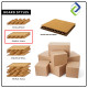 Small Cardboard Shipping Box (25*19.5*24cm)