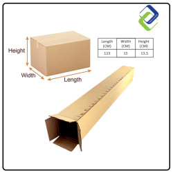 Cardboard Shipping Box (123*15*13.5cm)