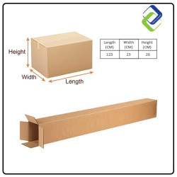 Long Cardboard Shipping Box (123*26*23*cm)