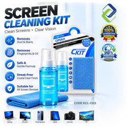 Screen Cleaning Kit 120ml with Microfiber Cloth