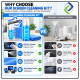 Screen Cleaning Kit 120ml with Microfiber Cloth