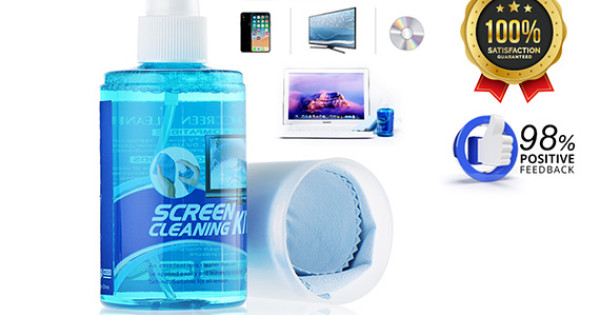 Alcohol-Free Screen Cleaner – Streak-Free & Safe for All Screens