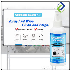 Professional Grade 2-in-1 Whiteboard Cleaner: Achieve Crystal-Clear Boards