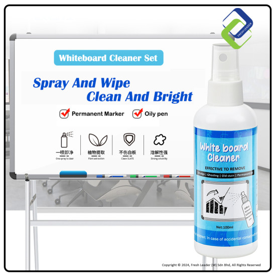 Professional Grade 2-in-1 Whiteboard Cleaner: Achieve Crystal-Clear Boards Professional Grade 2-in-1 Whiteboard Cleaner: Achieve Crystal-Clear Boards