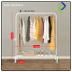 Space-Saving Single Pole Clothes Rack Organizer - 150x110x40cm Space-Saving Single Pole Clothes Rack Organizer - 150x110x40cm
