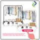 Space-Saving Single Pole Clothes Rack Organizer | 150x150x40cm Space-Saving Single Pole Clothes Rack Organizer | 150x150x40cm
