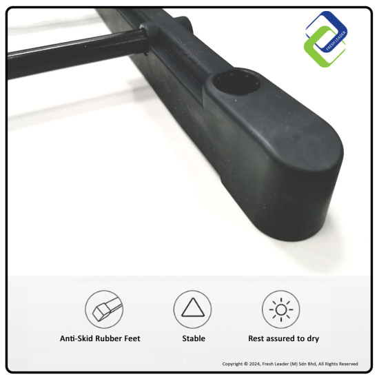 Closet Space Optimizer: Single Pole Clothes Rack Organizer (150x100x46cm) Closet Space Optimizer: Single Pole Clothes Rack Organizer (150x100x46cm)