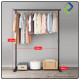 Closet Space Optimizer: Single Pole Clothes Rack Organizer (150x100x46cm) Closet Space Optimizer: Single Pole Clothes Rack Organizer (150x100x46cm)