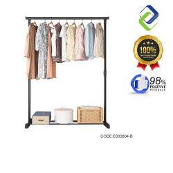 Closet Space Optimizer: Single Pole Clothes Rack Organizer (150x100x46cm)