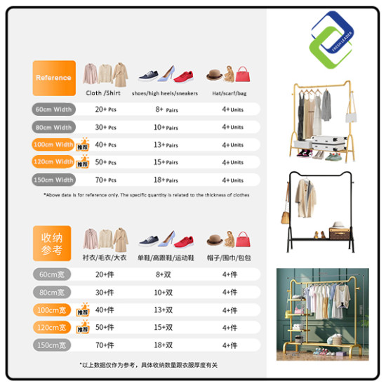 Durable Gold Single Layer Coat Rack – 135x60x40cm Metal Clothing Stand Durable Gold Single Layer Coat Rack – 135x60x40cm Metal Clothing Stand