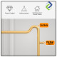 Durable Gold Single Layer Coat Rack – 135x60x40cm Metal Clothing Stand Durable Gold Single Layer Coat Rack – 135x60x40cm Metal Clothing Stand