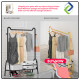 Durable Gold Single Layer Coat Rack – 135x60x40cm Metal Clothing Stand Durable Gold Single Layer Coat Rack – 135x60x40cm Metal Clothing Stand