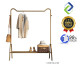 Durable Gold Single Layer Coat Rack – 135x60x40cm Metal Clothing Stand Durable Gold Single Layer Coat Rack – 135x60x40cm Metal Clothing Stand