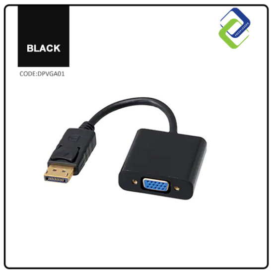 1080P Display Port to VGA Male to Female Video Converter Adapter Cable without Audio Support 1080P Display Port to VGA Male to Female Video Converter Adapter Cable without Audio Support