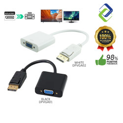 1080P Display Port to VGA Male to Female Video Converter Adapter Cable without Audio Support