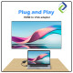 1080P HDMI to VGA Video Converter Adapter Cable without Audio Support 1080P HDMI to VGA Video Converter Adapter Cable without Audio Support