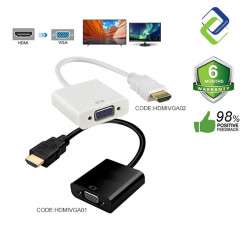 1080P HDMI to VGA Video Converter Adapter Cable without Audio Support