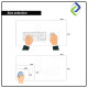 Ultra-Thick Napa Pattern Mouse Pad Size 40cm x 80cm