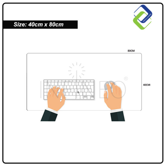 Ultra-Thick Napa Pattern Mouse Pad Size 40cm x 80cm