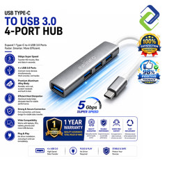 INFINEO USB Type-C to USB 3.0 4-Port Hub 5Gbps
