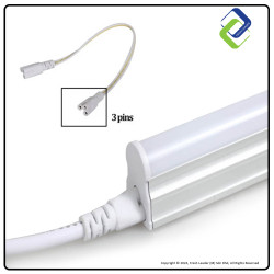 High-Quality 3 Pin LED Tube Wire | Double-End Connector 20cm