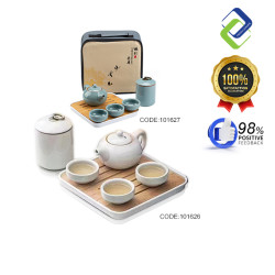 Ge Kiln Travel Tea Set: Enjoy Tea Anywhere with Style and Convenience